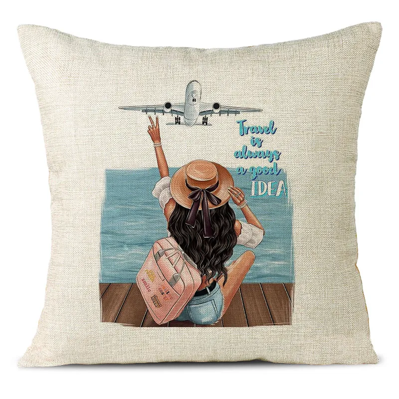 Enjoy Life Linen Pillowcase