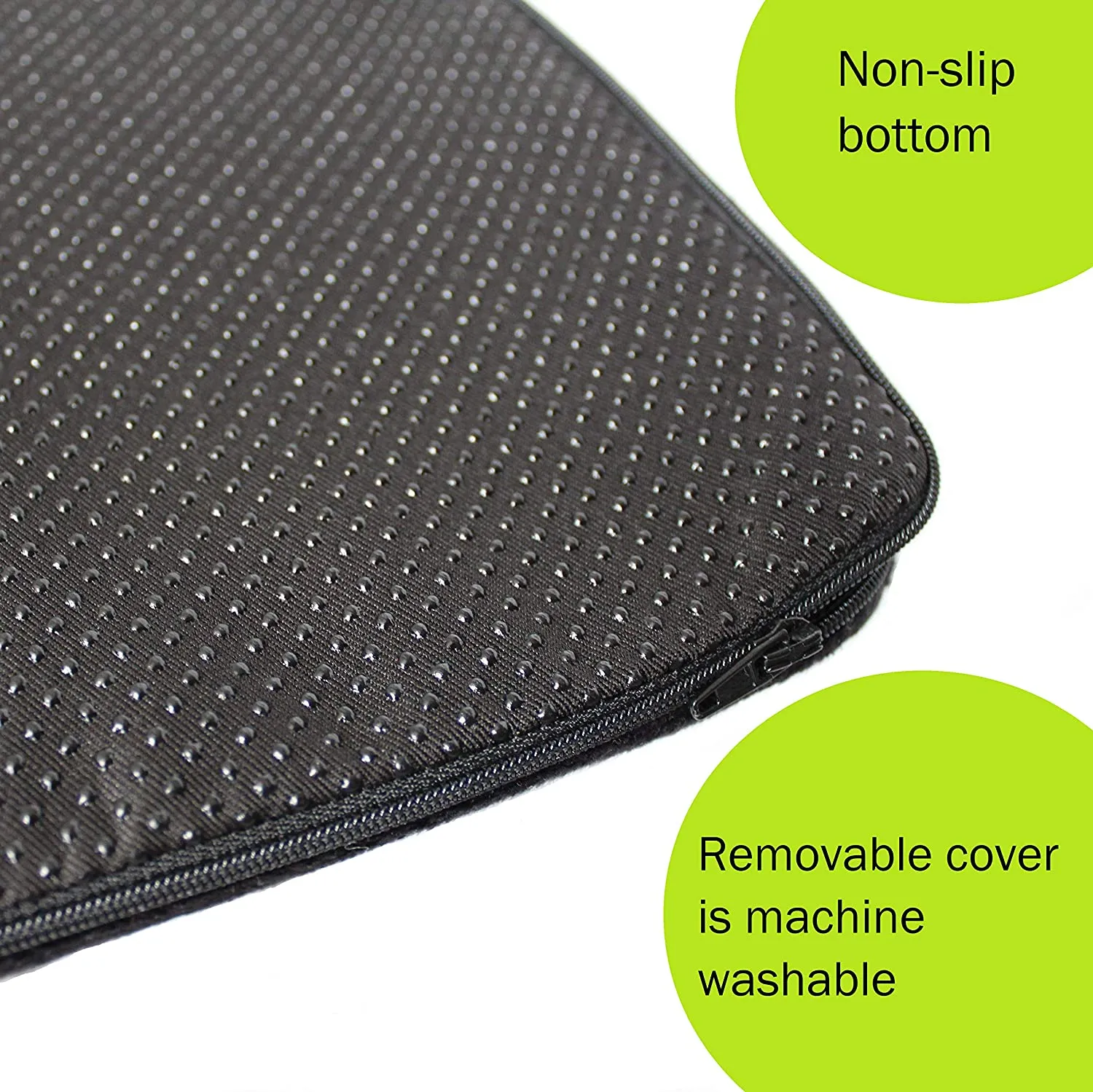 ErgoFoam Adjustable Foot Rest (Mesh) - Orthopedic Teardrop Design