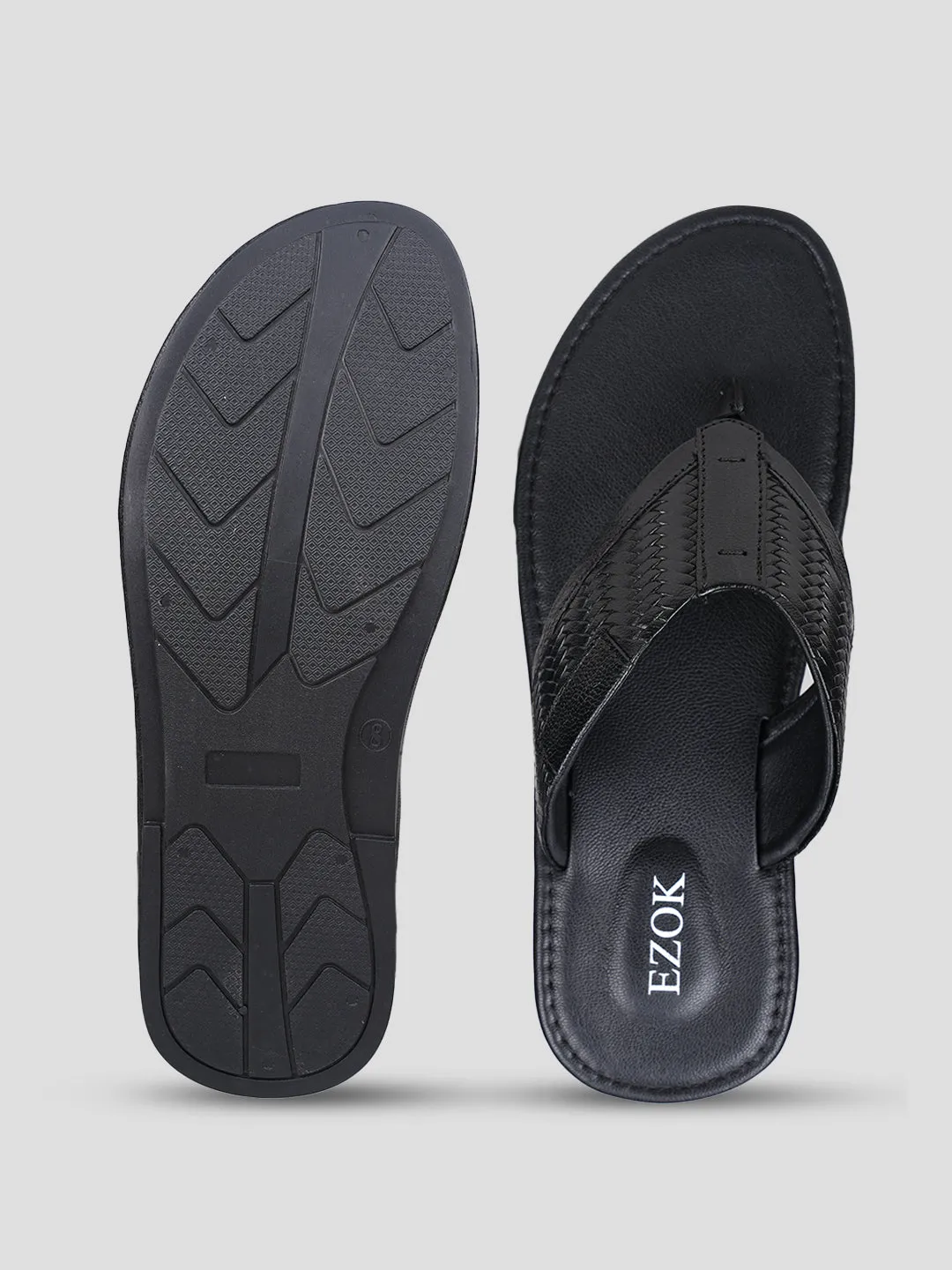 Ezok Men’s Leather Sandals Stylish & Comfortable Summer Sandals