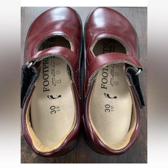 Footprints By Birkenstock Girl Mary Jane Shoes Size 12