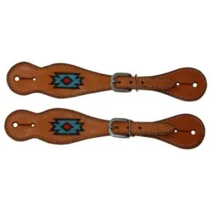 Fort Worth Spur Straps Native Indian FOR23-0115