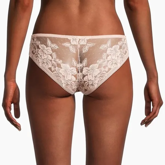 Free People Intimately Sorento Demi Longline Bra Panty Set in Sweet Nothings