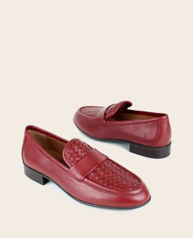 GENTLE SOULS - Crew Woven Leather Loafer