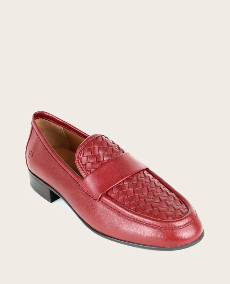 GENTLE SOULS - Crew Woven Leather Loafer