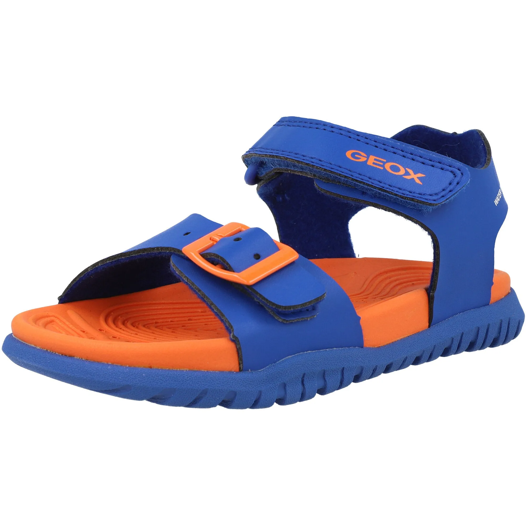 Geox Fusbetto Royal Blue Orange Junior Sandals