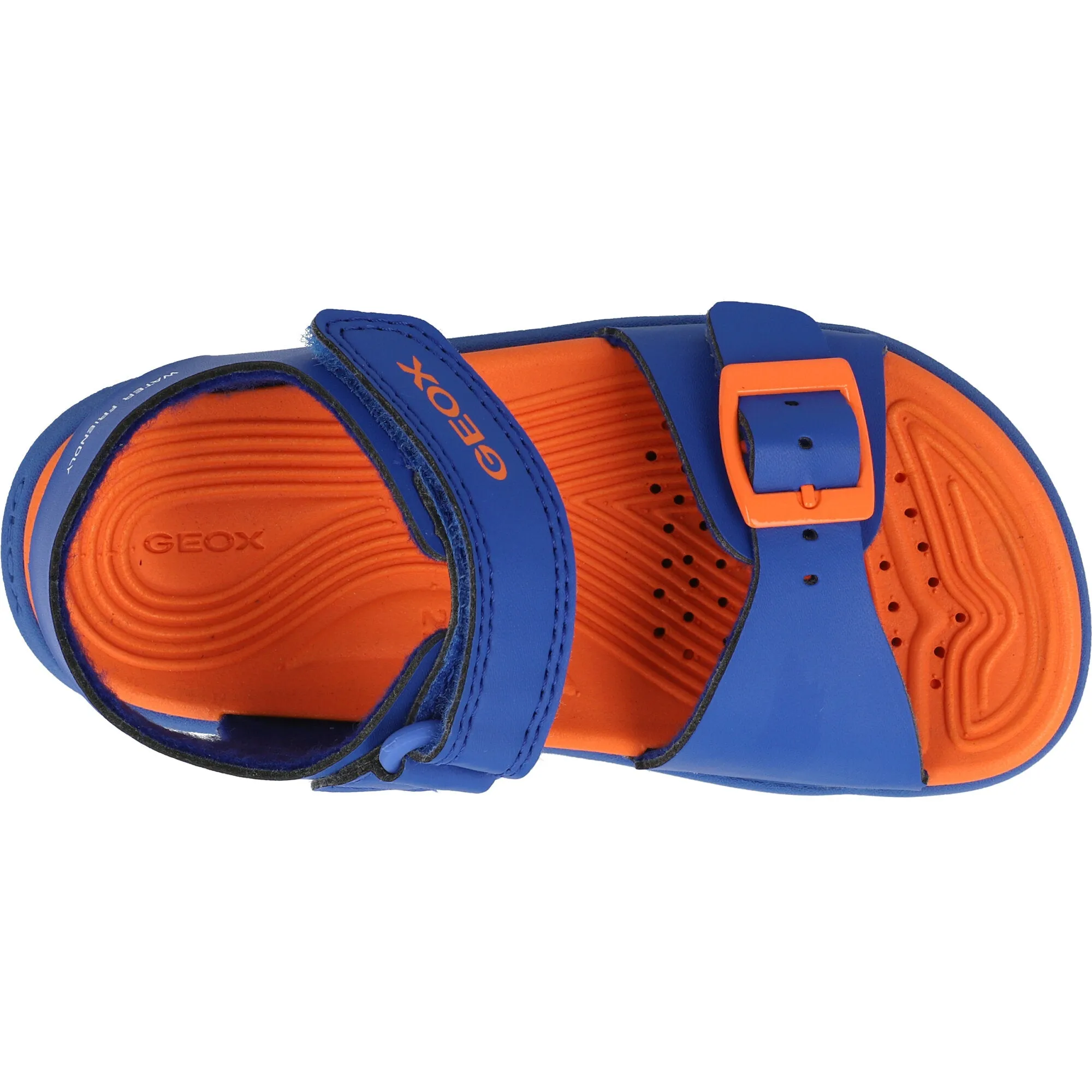 Geox Fusbetto Royal Blue Orange Junior Sandals