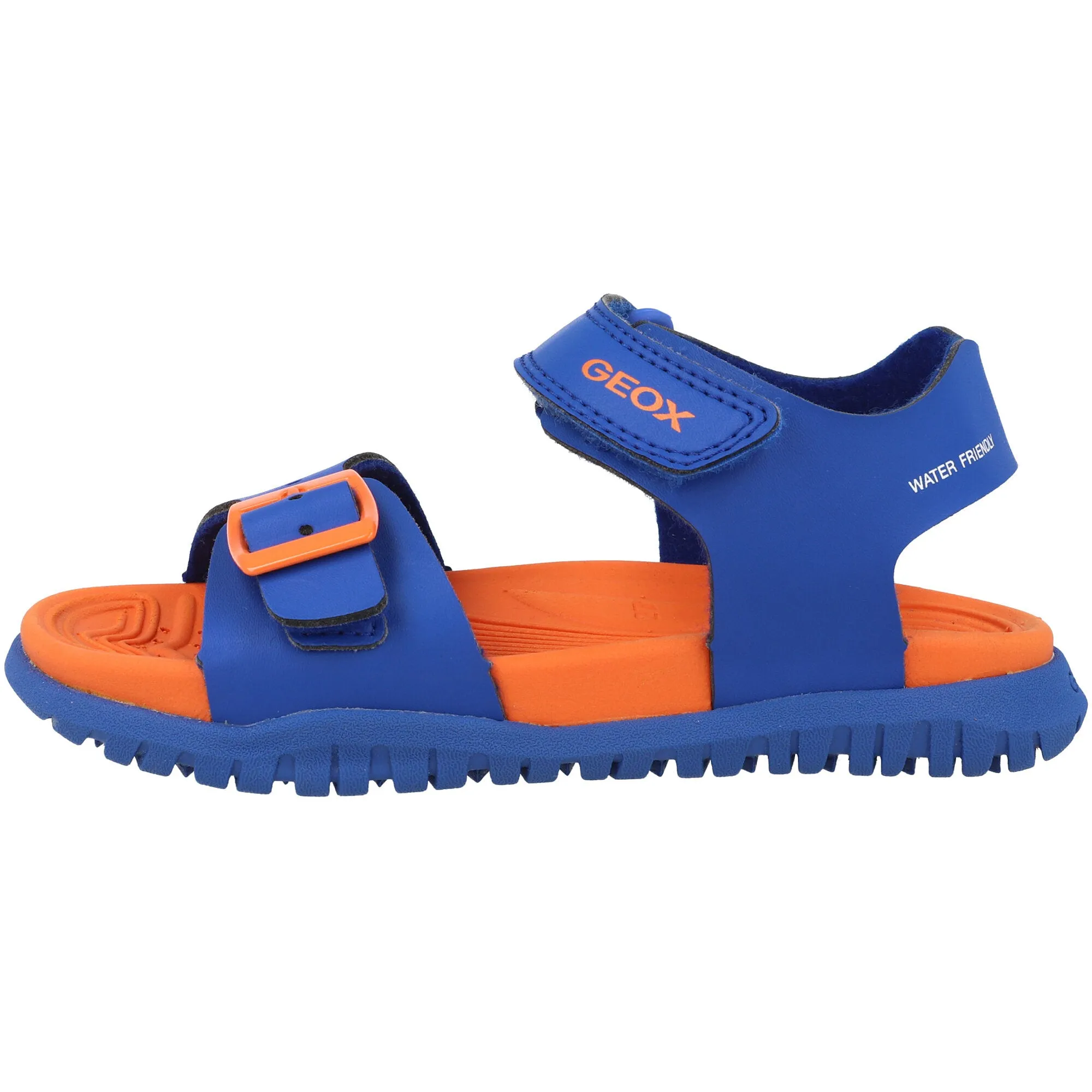 Geox Fusbetto Royal Blue Orange Junior Sandals