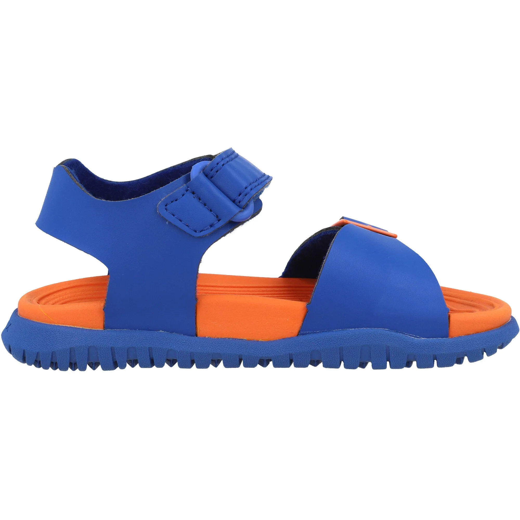 Geox Fusbetto Royal Blue Orange Junior Sandals