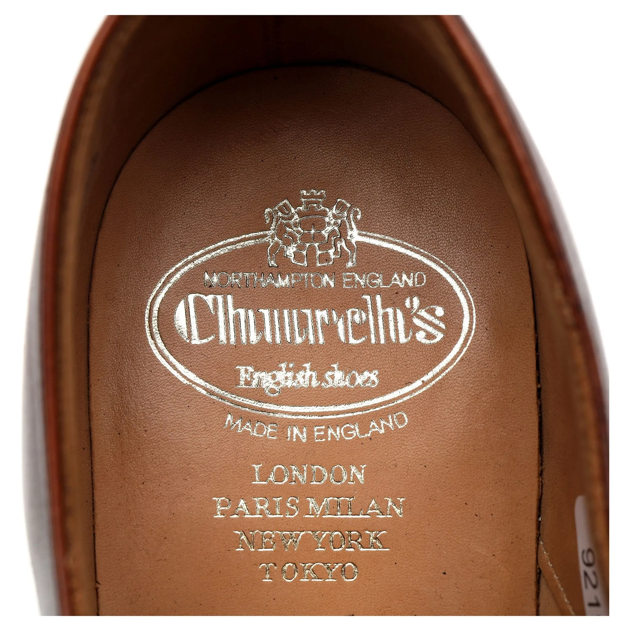 'Glasgow' Brown Leather Derby Brogues UK 8.5 G