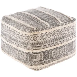 Global Chic Boho Woven Pouf