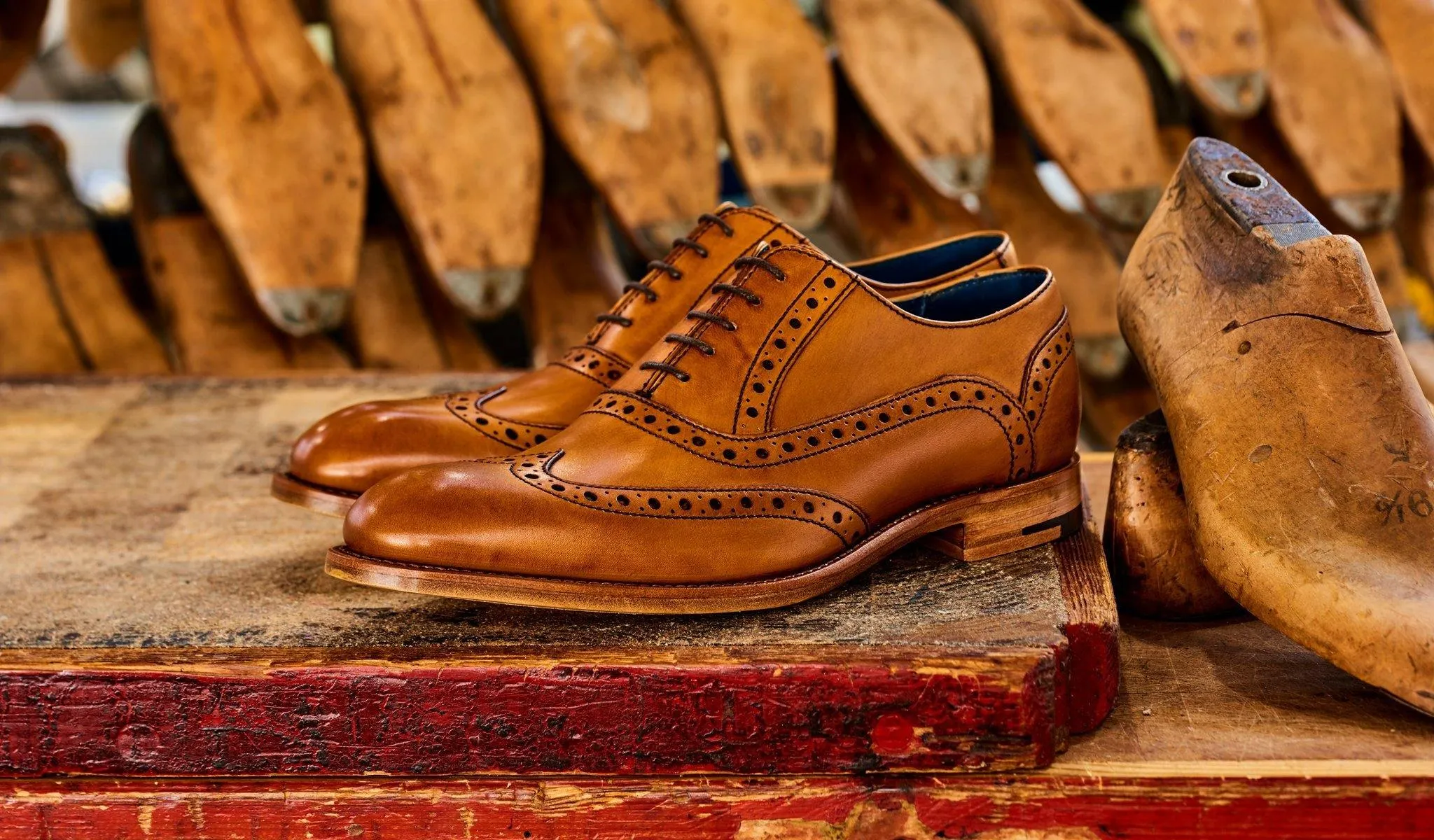Grant - Cedar Calf / Paisley Laser