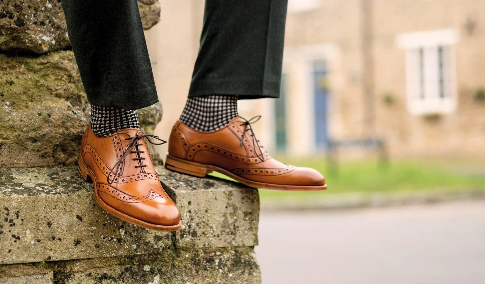 Grant - Cedar Calf / Paisley Laser