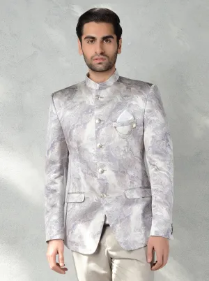 Grey Jodhpuri Suit | JadeBlue