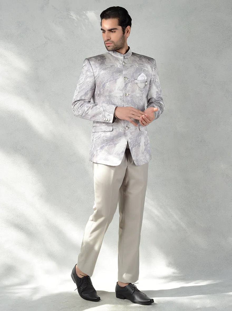Grey Jodhpuri Suit | JadeBlue