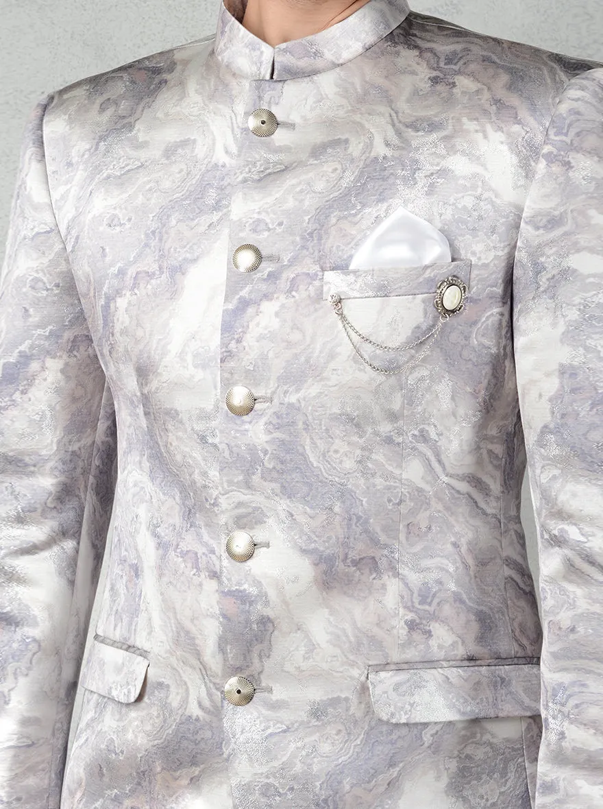Grey Jodhpuri Suit | JadeBlue