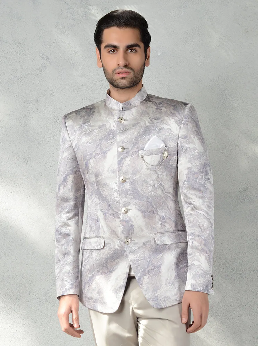 Grey Jodhpuri Suit | JadeBlue