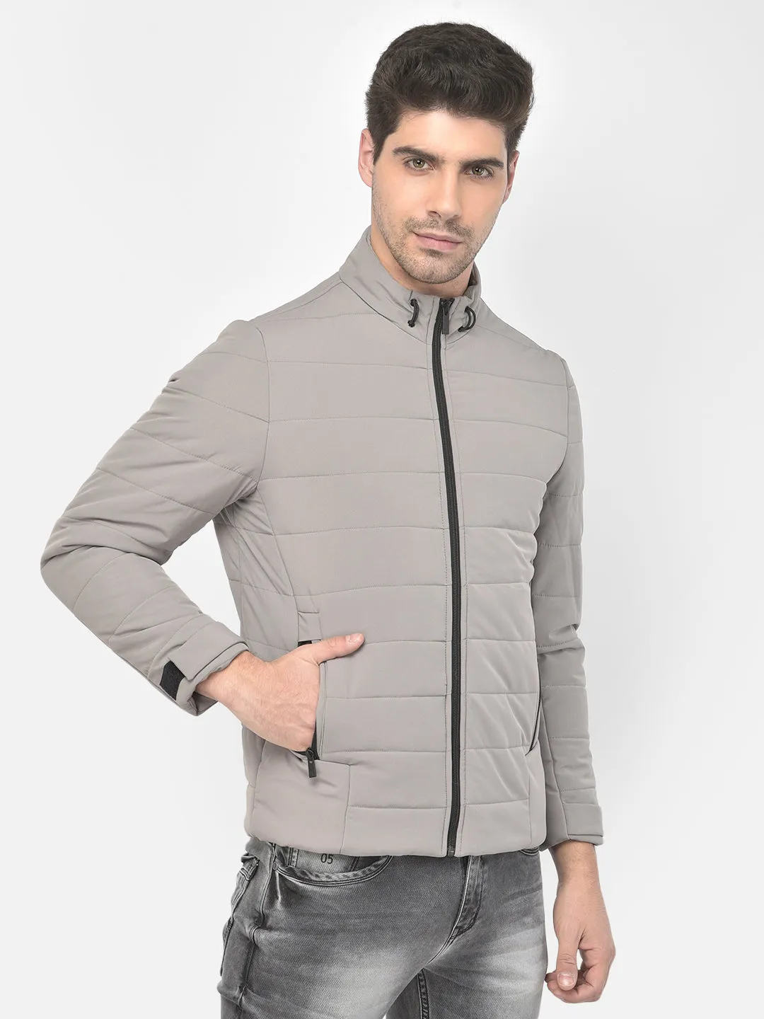 Grey Padded Jacket