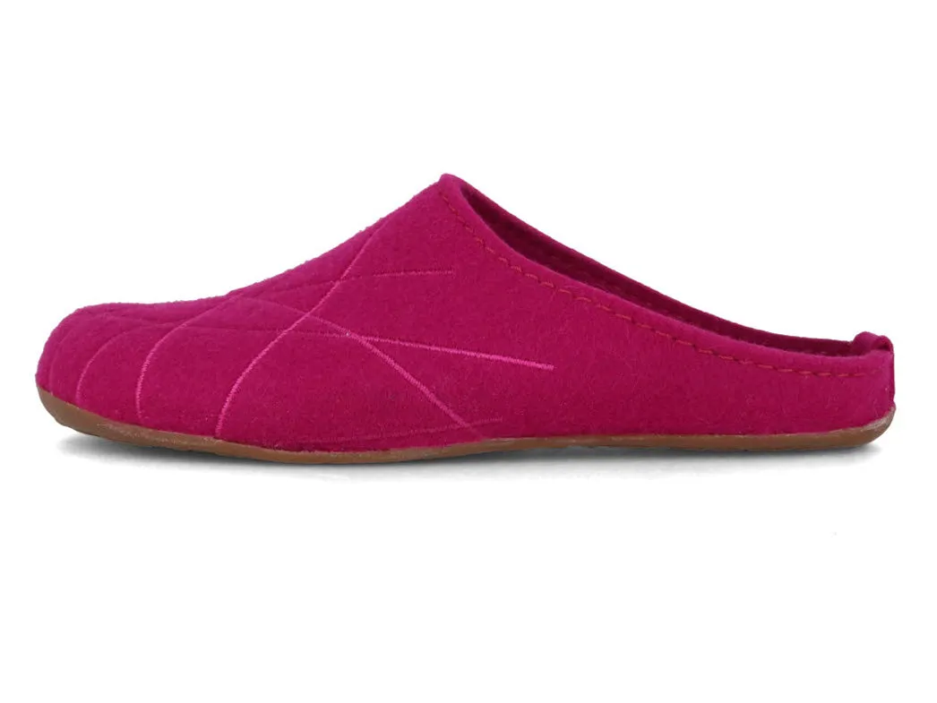 HAFLINGER Women Felt Slippers 'Everest Raya', cardinal