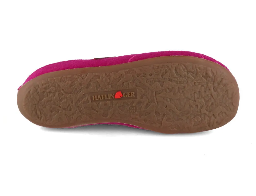 HAFLINGER Women Felt Slippers 'Everest Raya', cardinal