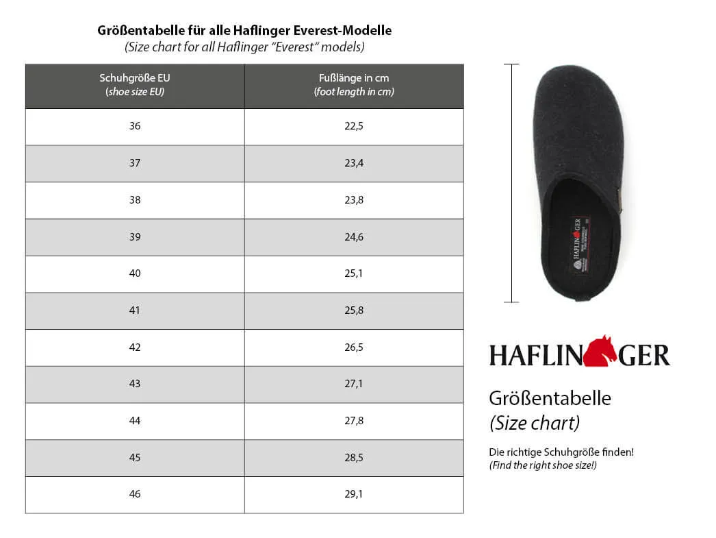 HAFLINGER Women Felt Slippers 'Everest Raya', truffle