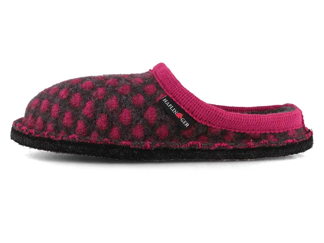 HAFLINGER Women Felt Slippers 'Flair Fun', fuchsia
