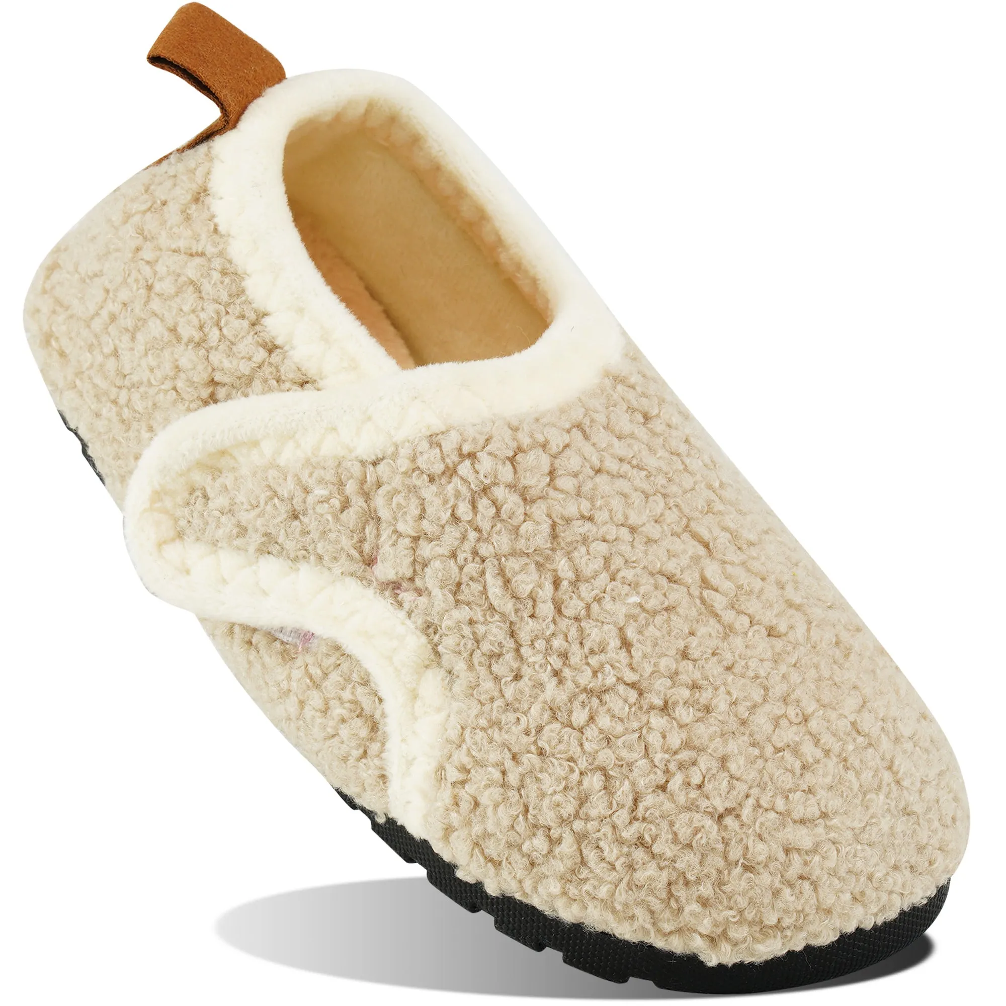 HARENC Toddler Slippers Boys Girls House Shoes Slip on Baby Sock Shoes