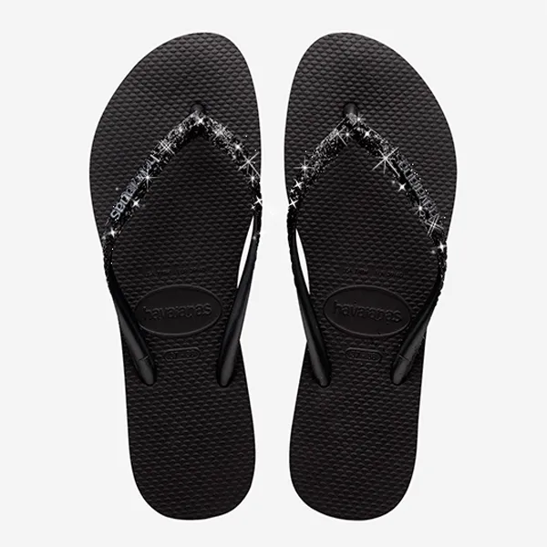 HAV. SLIM GLITTER BLACK