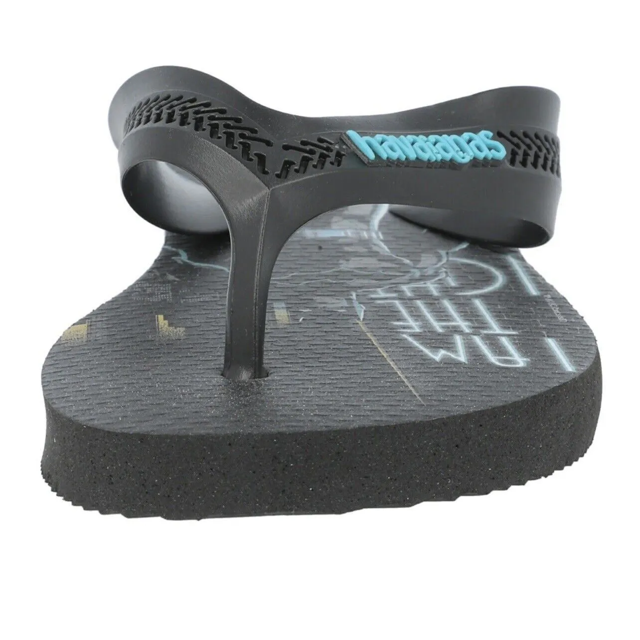Havianas Kids Max Heroes Batman Black Flip Flops Thongs Size EU 27/28 - US 11
