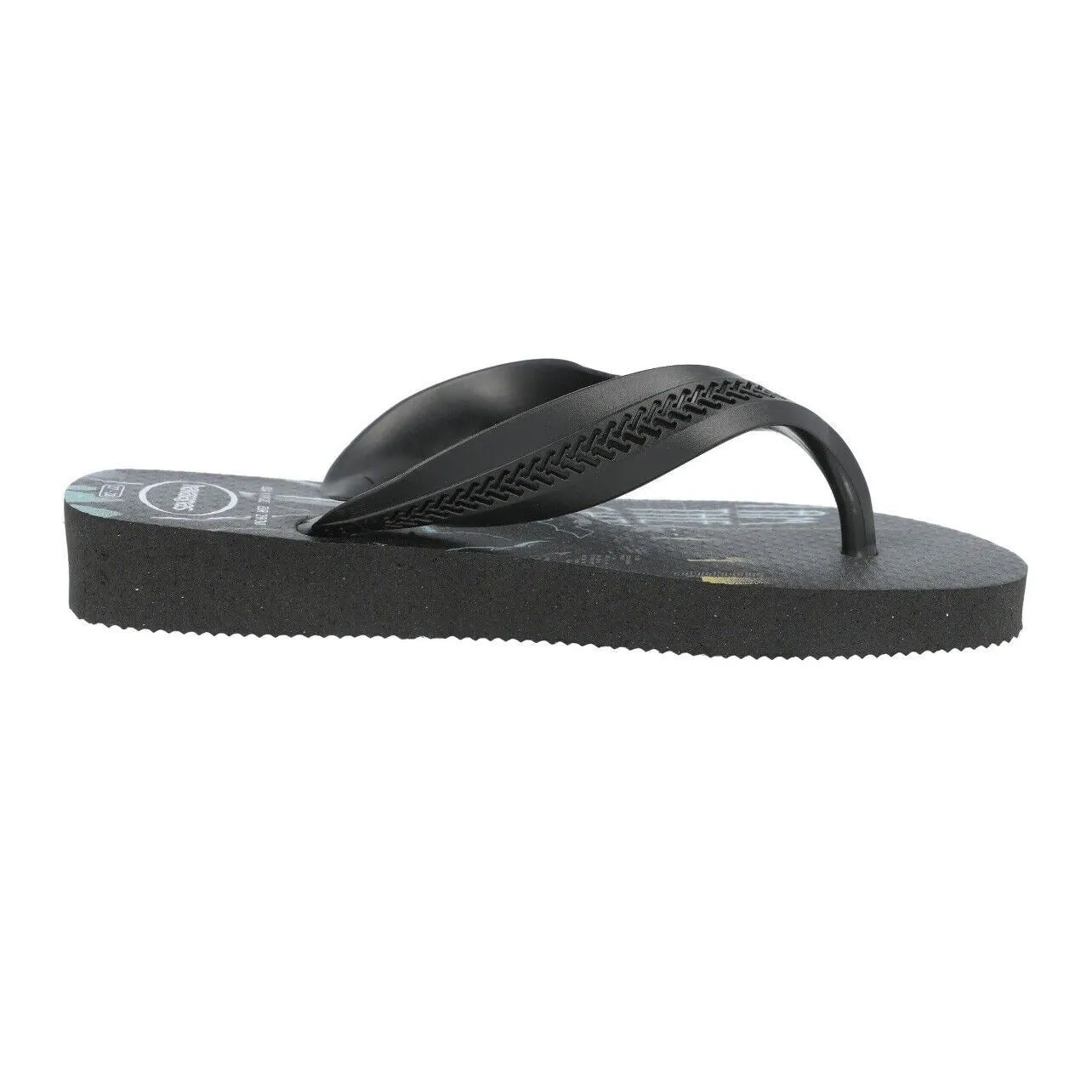 Havianas Kids Max Heroes Batman Black Flip Flops Thongs Size EU 27/28 - US 11