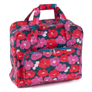 Hobby Gift | Sewing Machine Bag | Matt PVC Modern Floral