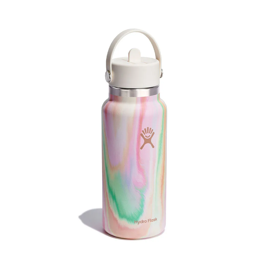 HYDRO FLASK 32 OZ WIDE FLEX STRAW CAP SWIRL-G