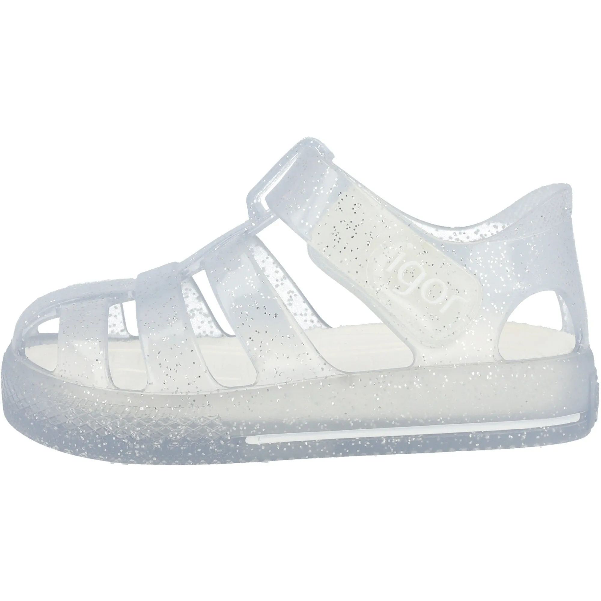 Igor Star Glitter Transparent Sandals