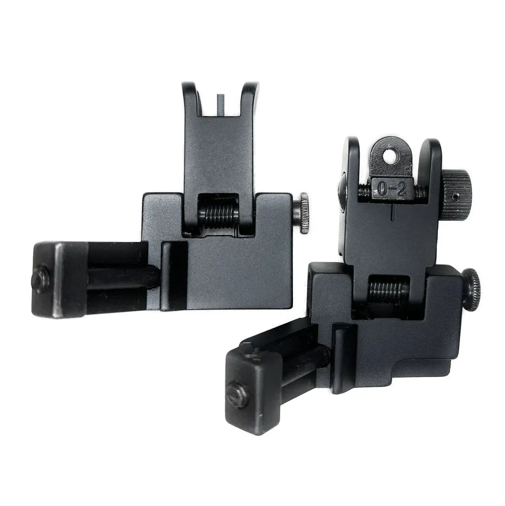 Iron Sights Flip up Canted Offset - Schwarz