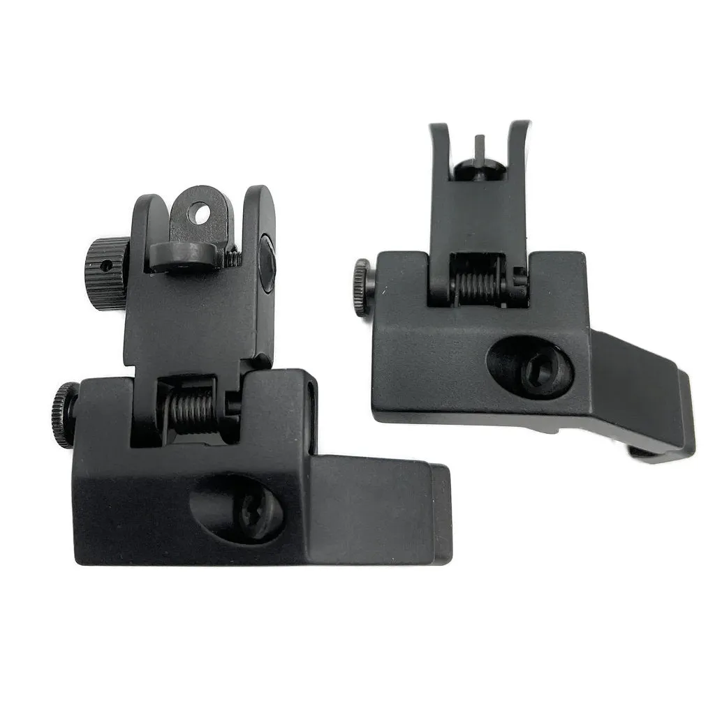 Iron Sights Flip up Canted Offset - Schwarz