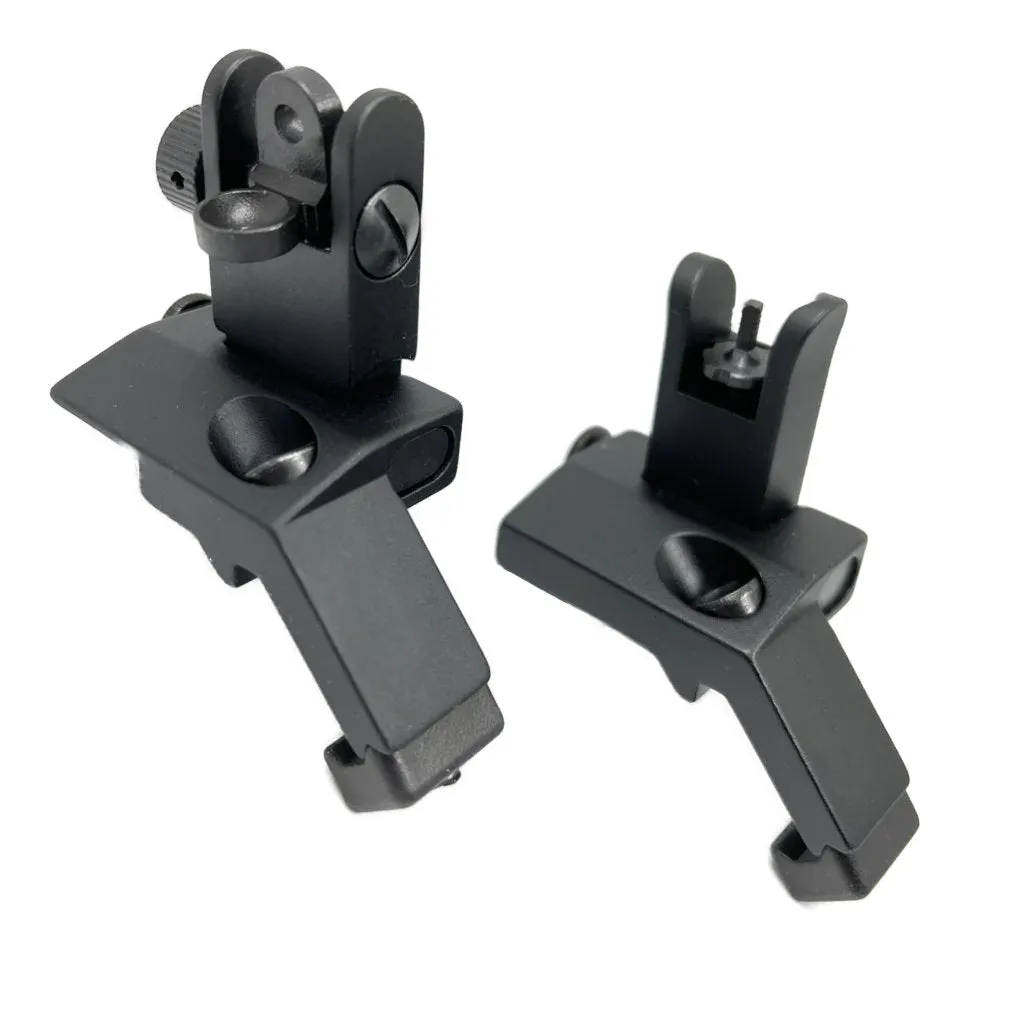 Iron Sights Flip up Canted Offset - Schwarz
