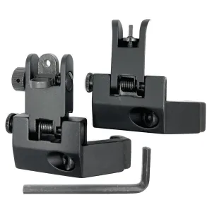 Iron Sights Flip up Canted Offset - Schwarz
