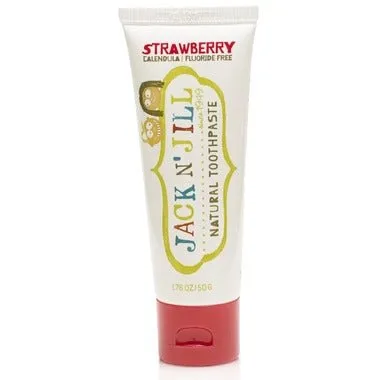 Jack N' Jill Natural Toothpaste 50G Single Tube - Strawberry