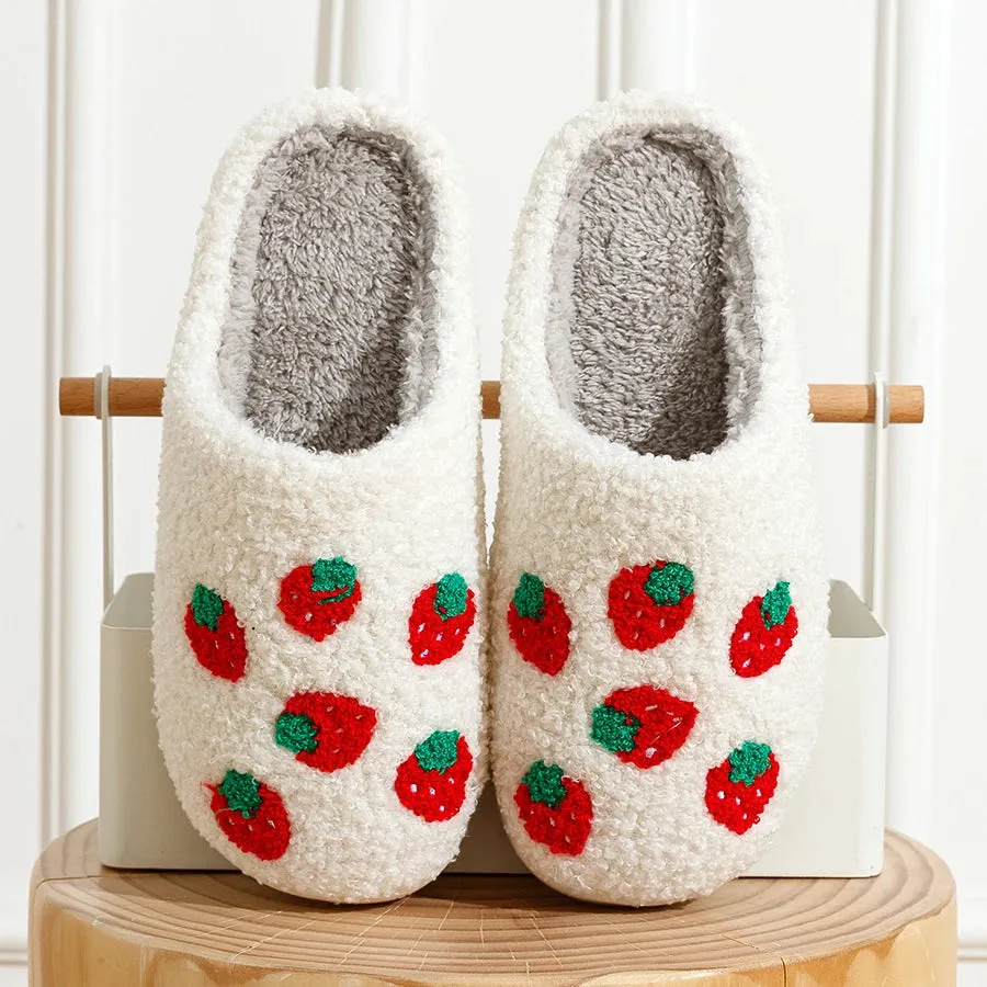 Kawaii Lemon Slice Indoor Slippers 🍋✨ - Cozy & Cute Winter Footwear for Women 🌟🥿