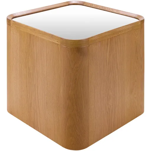 Keres Modernist 18H x 20W x 20D Accent Table