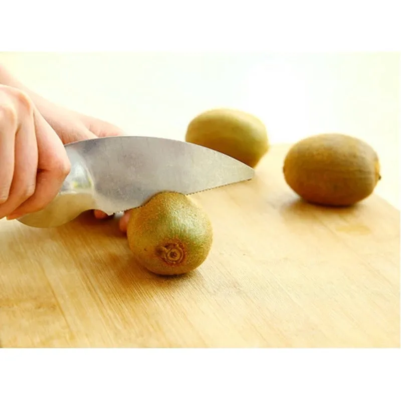 Kiwi Fruit Knife & Spoon - Stainless Steel