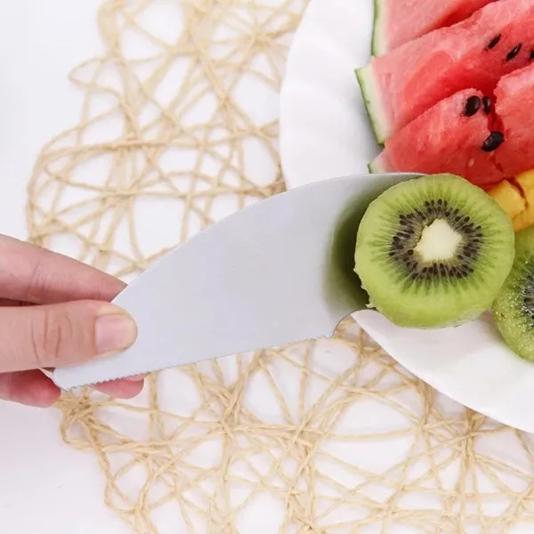 Kiwi Fruit Knife & Spoon - Stainless Steel