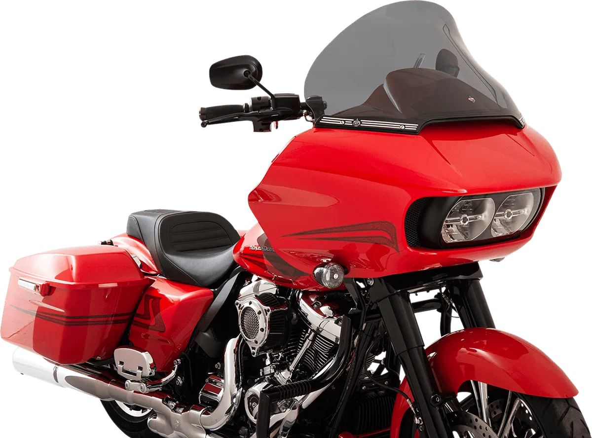 Klock Werks KW05-01-0315 15in. Pro-Touring Flare Windshield - Dark Smoke