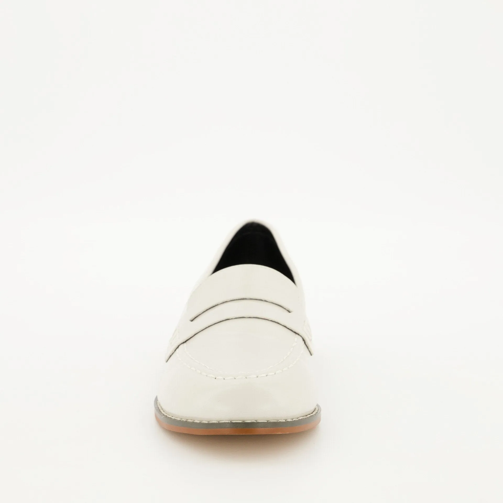 Ladies Penny Loafer - Bone