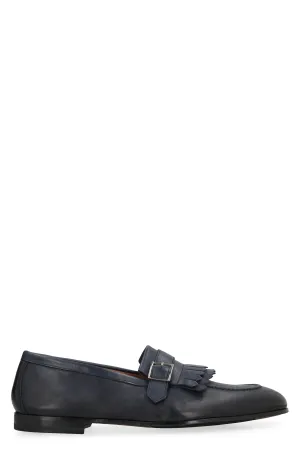 Leather loafers
