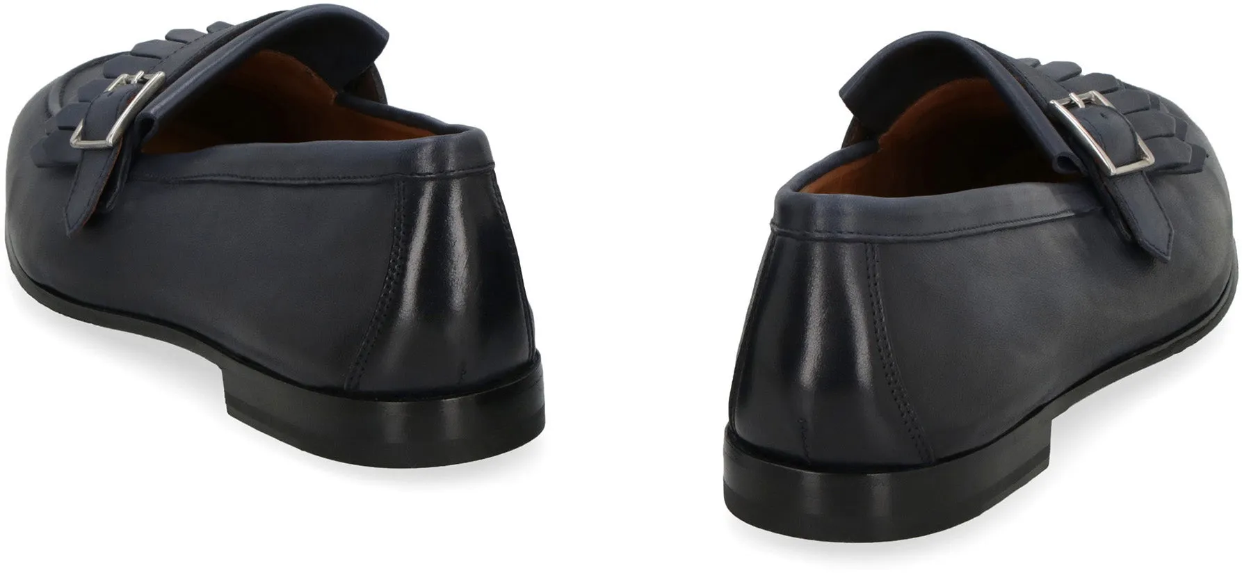 Leather loafers