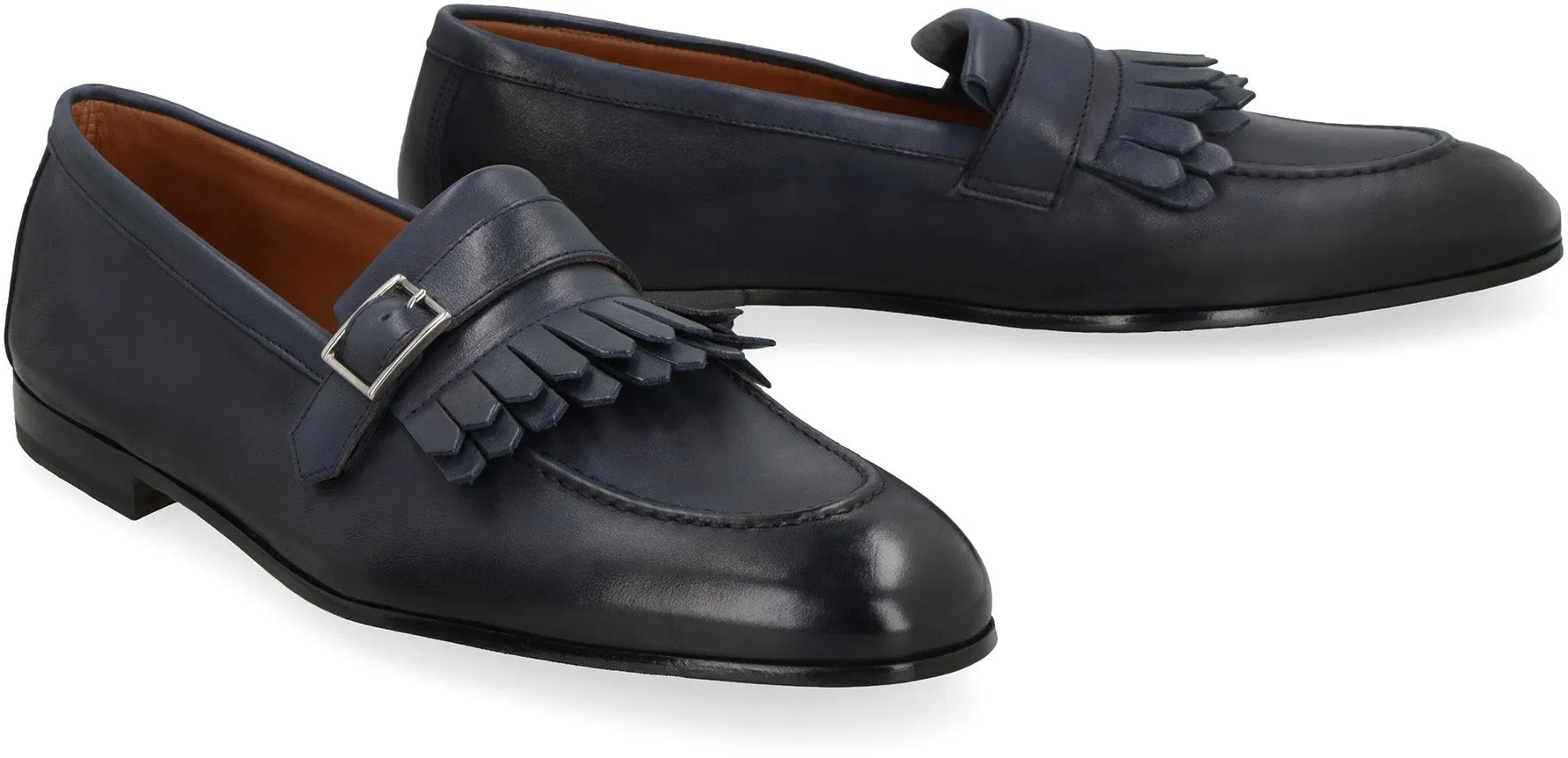 Leather loafers