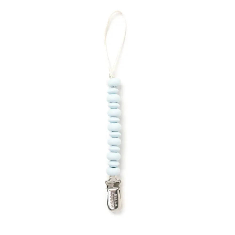 Light Blue Pacifier Clip