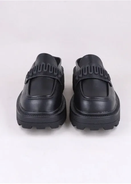 Loafers Destalonado Punta Cuadrada