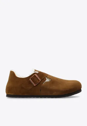 London Suede Buckled Loafers