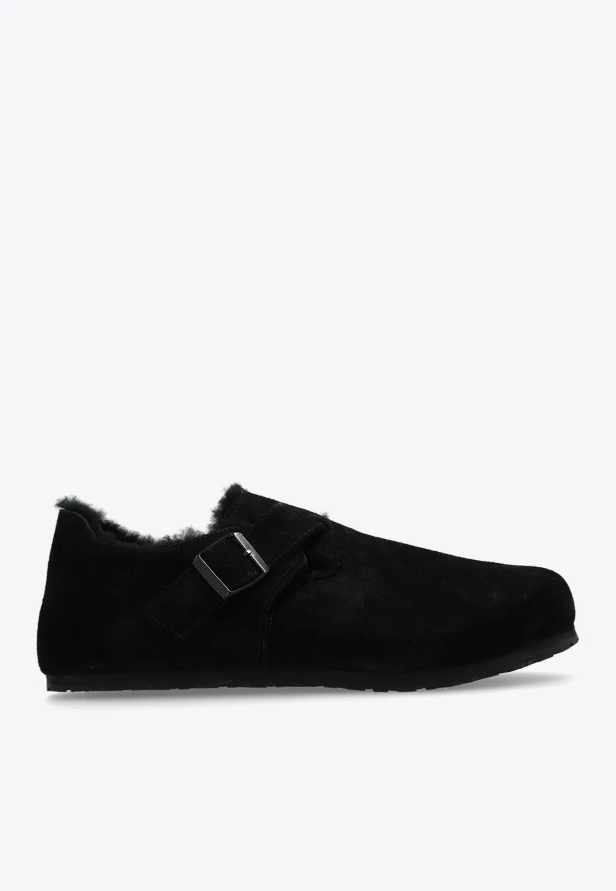 London Suede Buckled Loafers